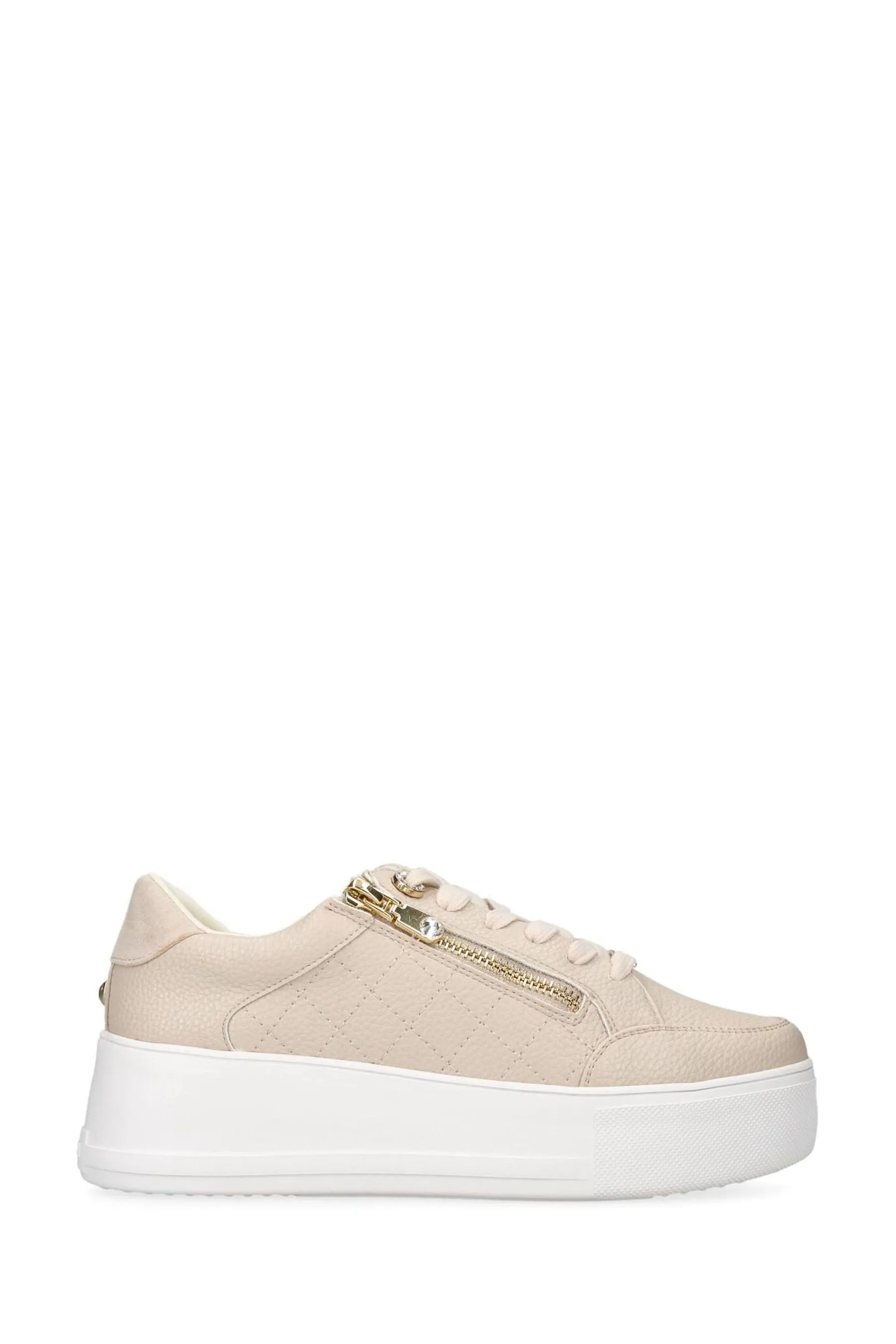 Carvela Jive - Scarpe da ginnastica trapuntate con zip    