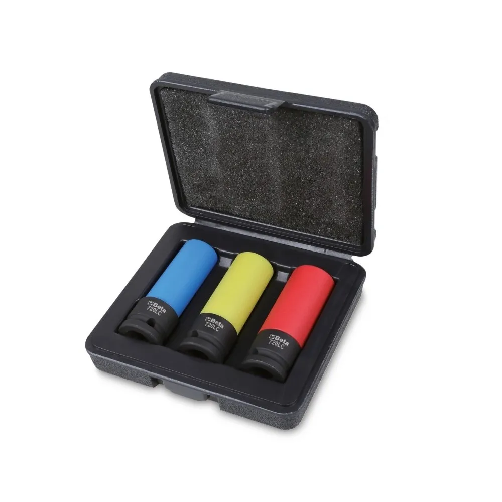 CASSETTA 3 BUSSOLE PER DADI RUOTE CON RIVESTIMENTO IN TEFLON 1/2 BETA 720LC/C3