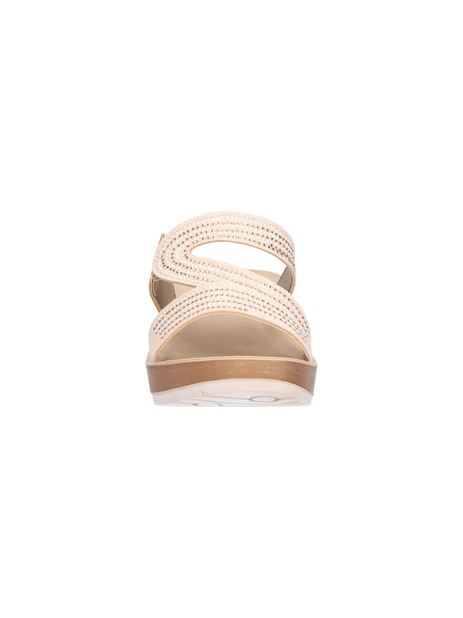 Ciabatta con zeppa Inblu da donna platino