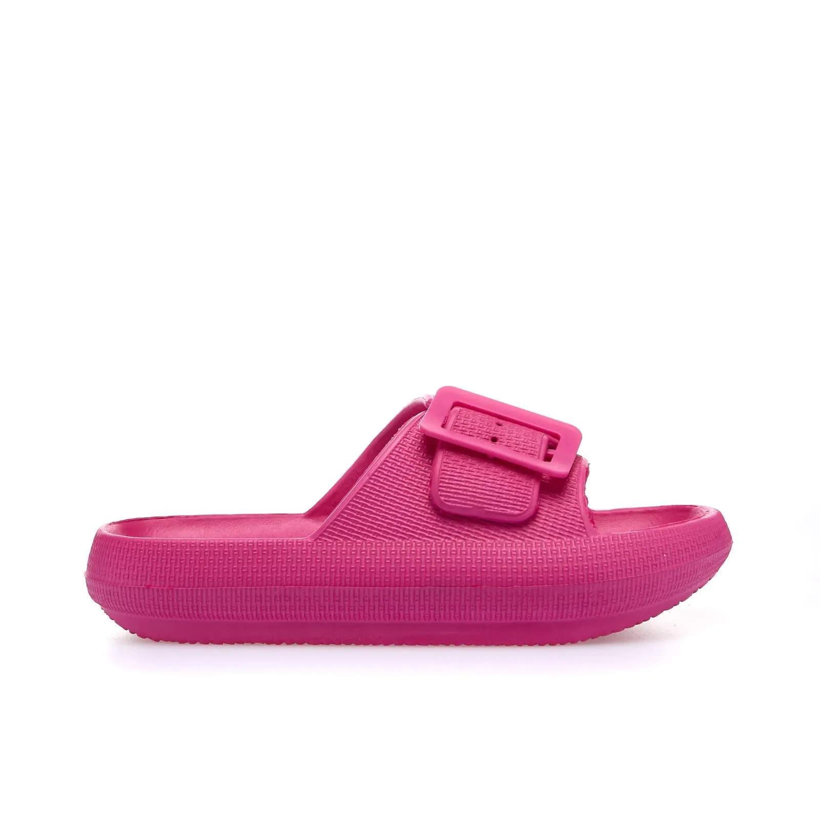 Ciabatte fucsia da mare in gomma con fibbia