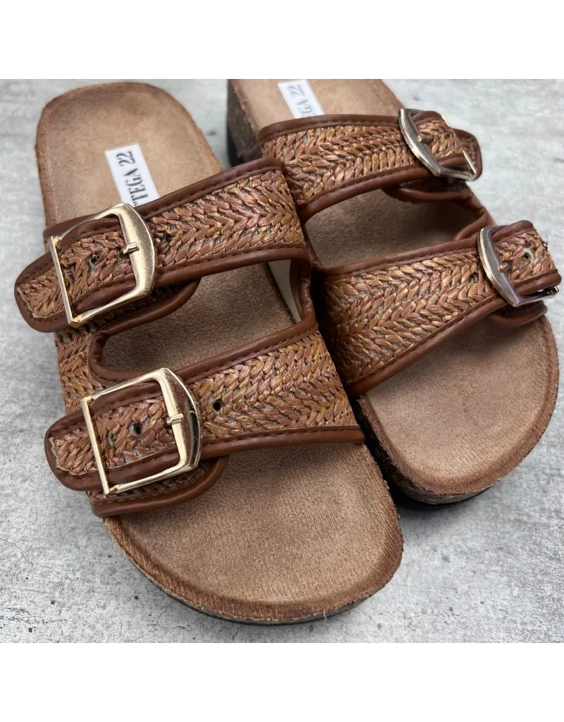 CIABATTE KAMY CAMEL