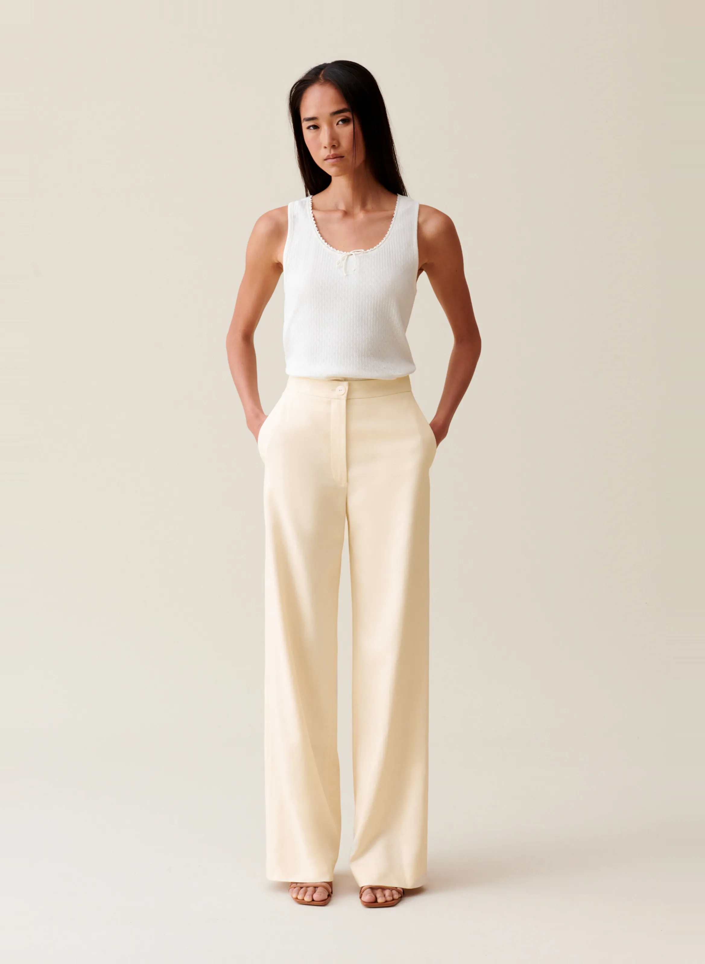  CLAUDIE PIERLOT   Pantalone dritto | Bianco