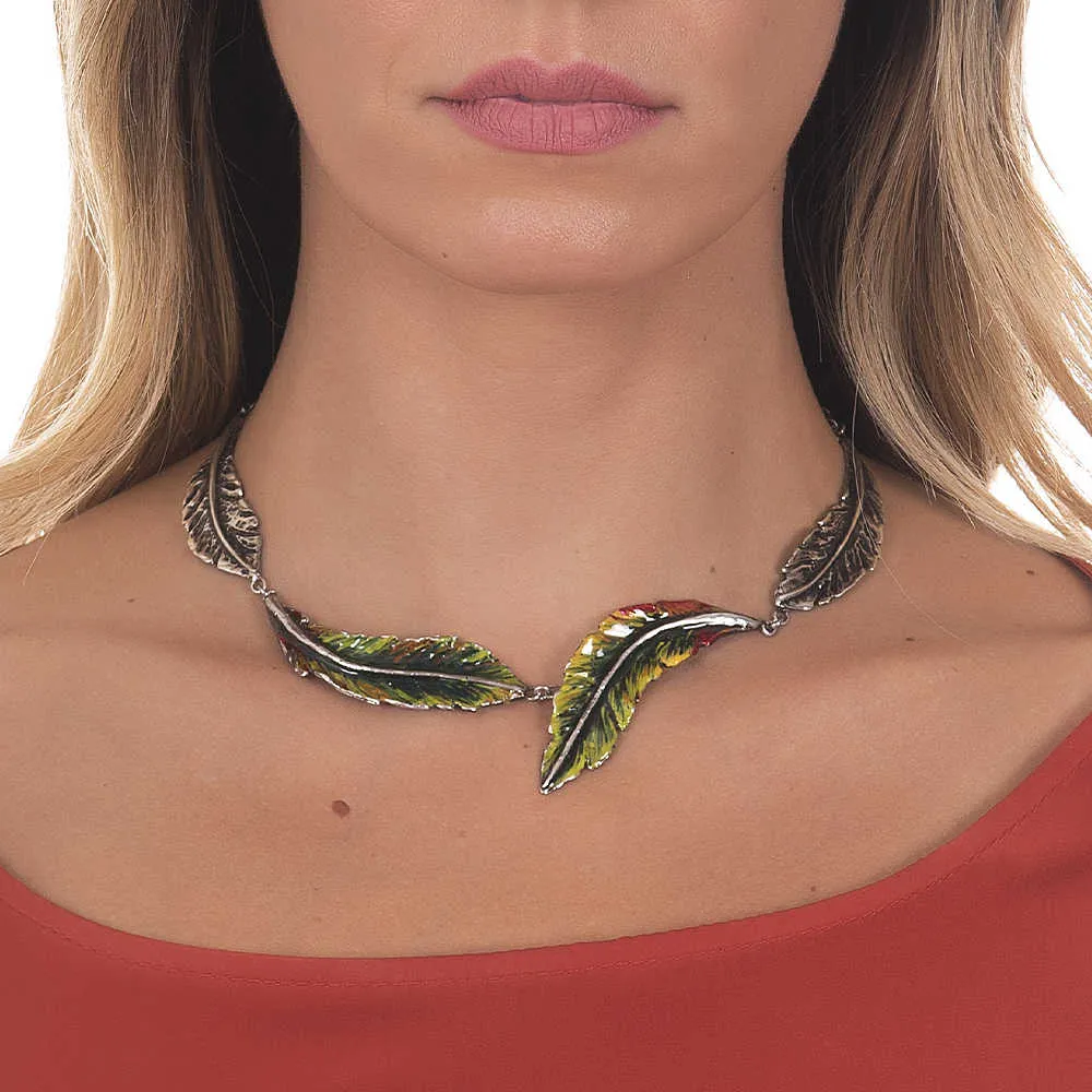 collana donna gioielli Bottega Boccadamo Verde Carezza