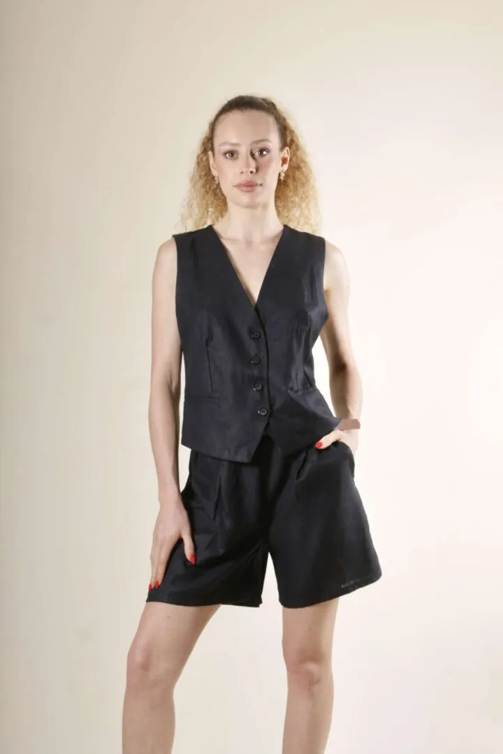 Completo Lino Martina – Nero