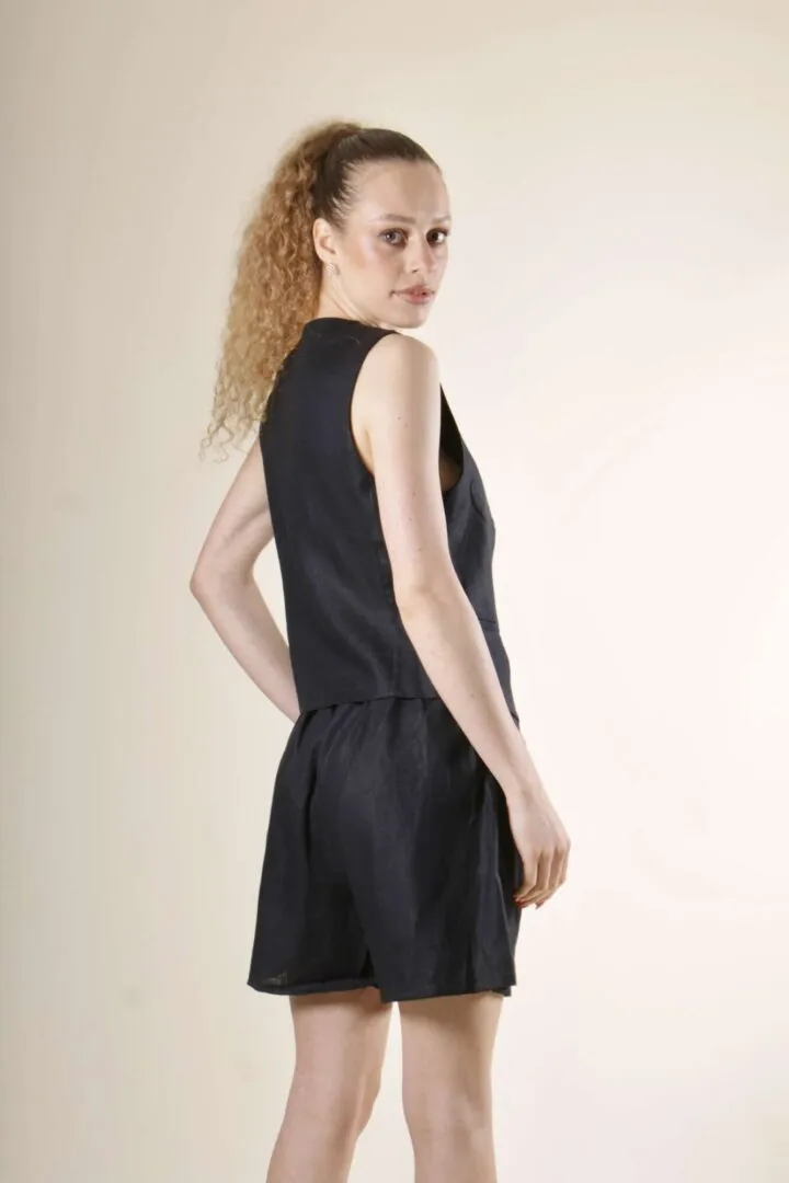 Completo Lino Martina – Nero