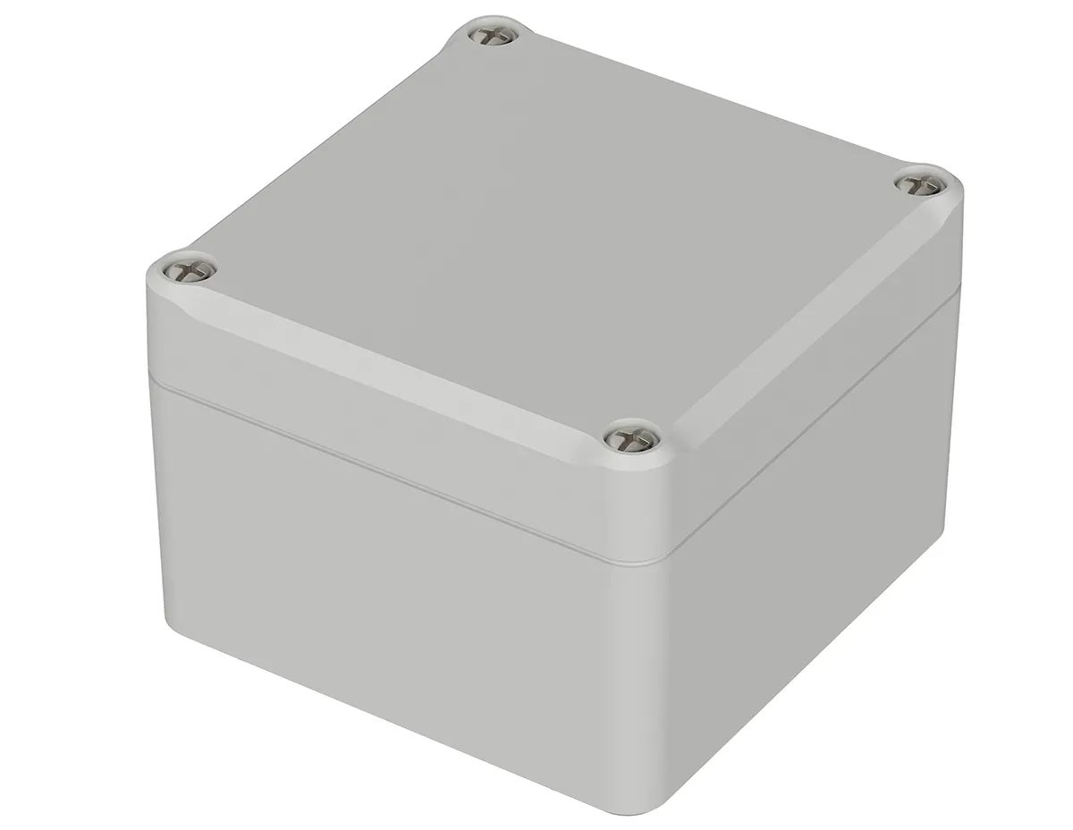 Contenitore Bopla in Policarbonato 82 x 80 x 57mm, col. Grigio chiaro, IP65
