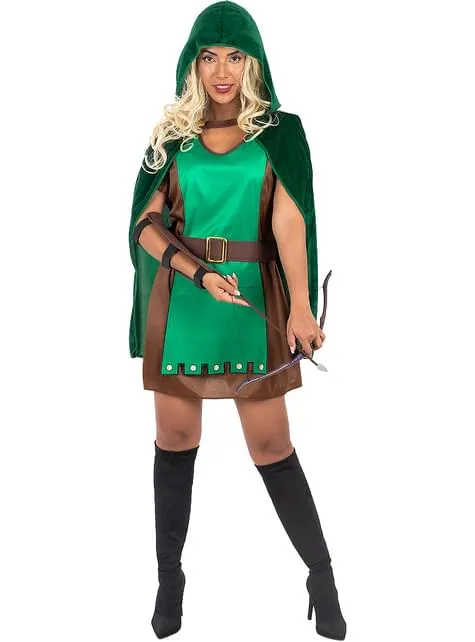 Costume da arciera Robin da donna