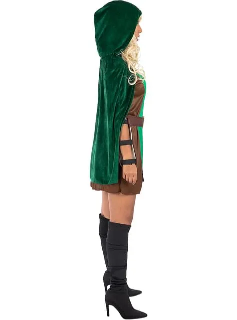Costume da arciera Robin da donna