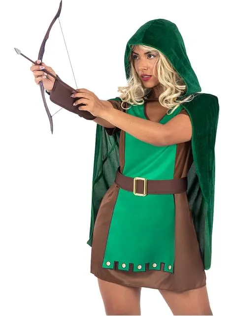Costume da arciera Robin da donna