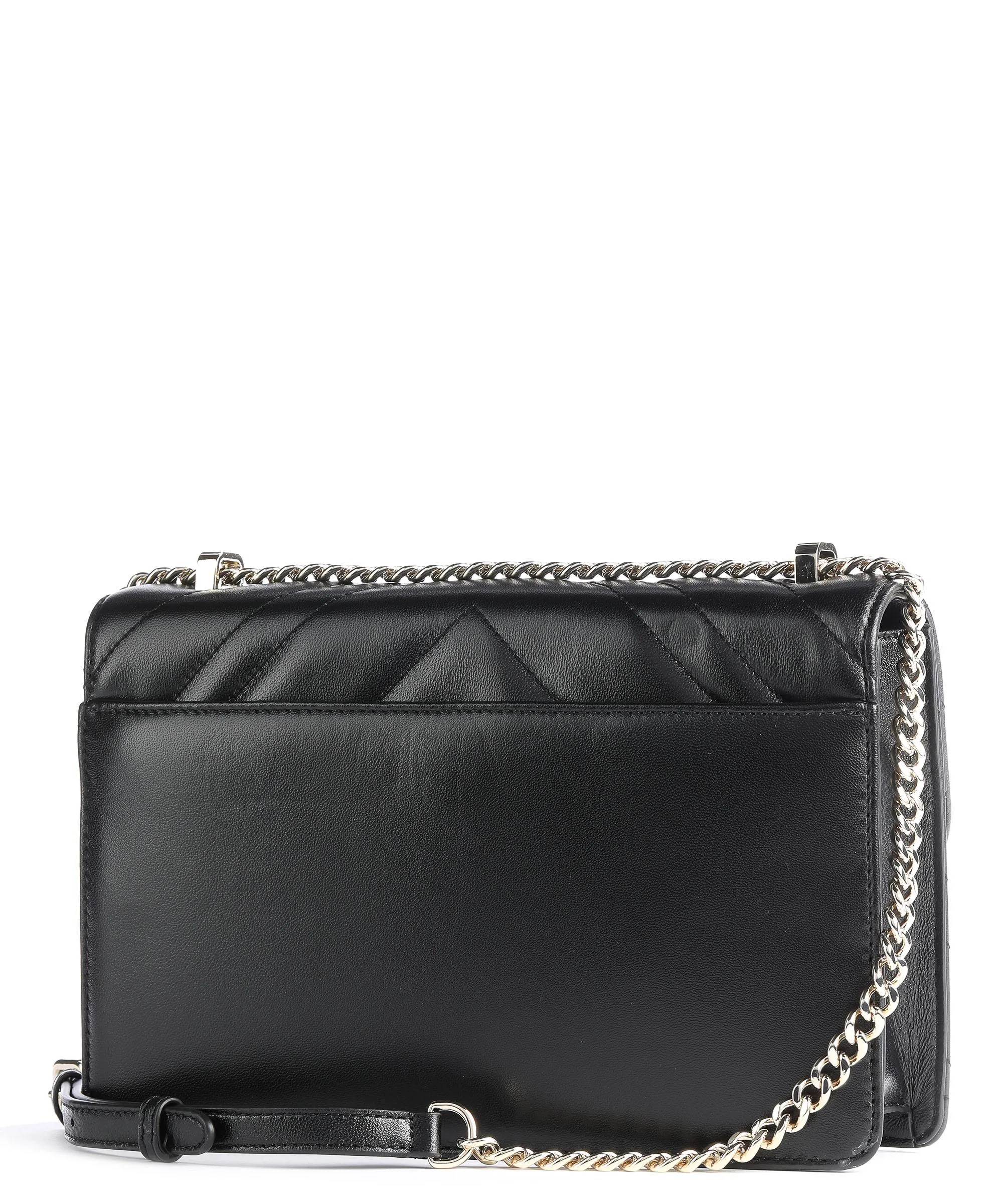  DKNY Elissa Borsa a spalla morbida pelle bovina nero  