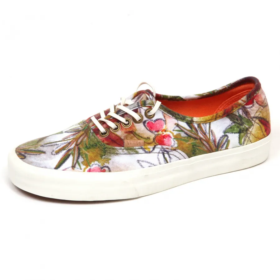 E6982 sneaker donna dark olive VANS scarpe canvas shoe woman