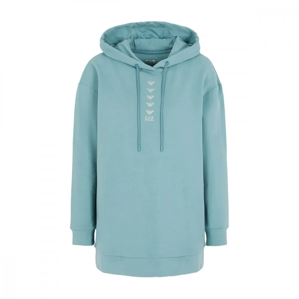 EA7 Emporio Armani FELPA CON CAPPUCCIO EAGLE DONNA