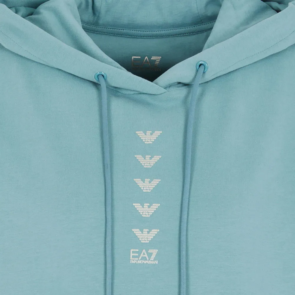EA7 Emporio Armani FELPA CON CAPPUCCIO EAGLE DONNA