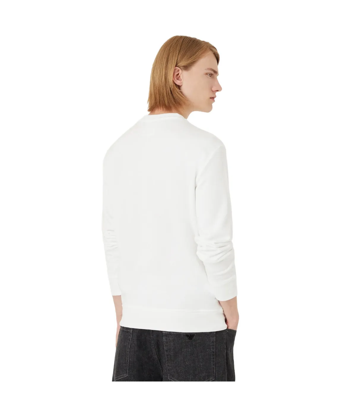Emporio Armani Uomo Felpa A Girocollo  Aquila