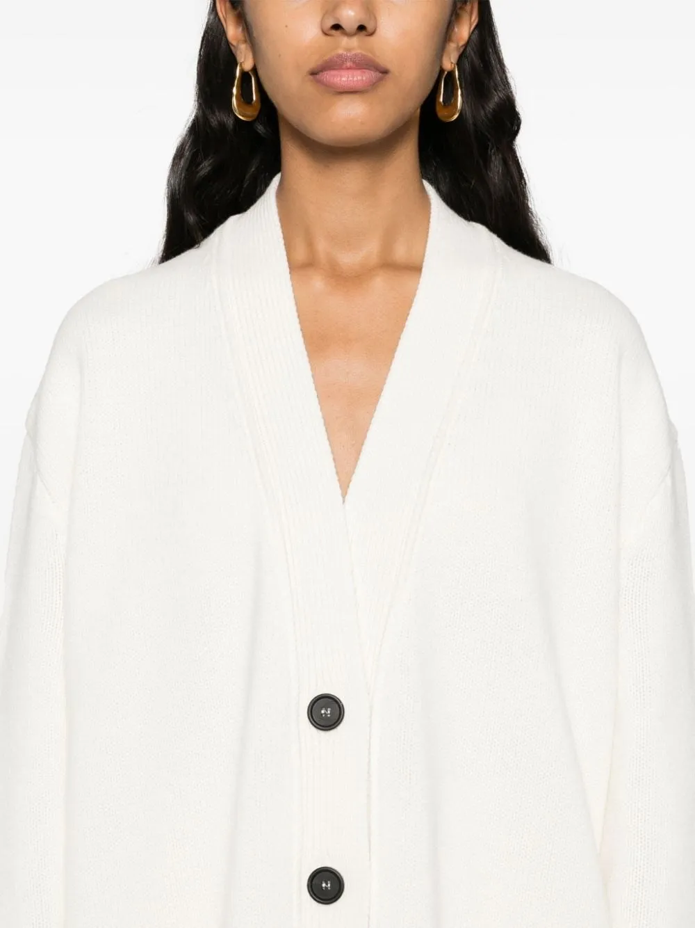 Fabiana Filippi-Cardigan con scollo a V