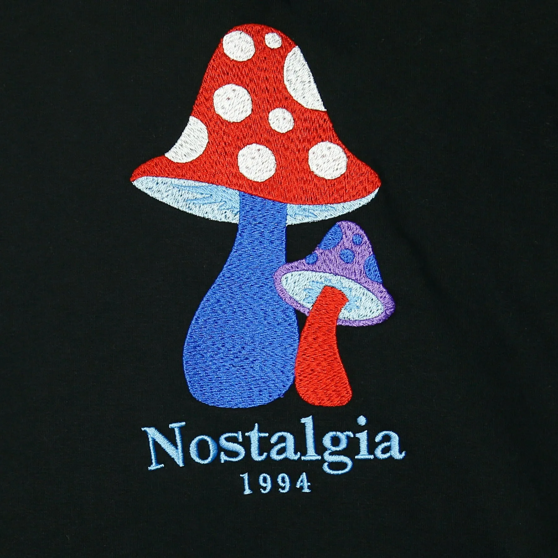 Felpa Cappuccio Uomo Mush Hoodie X Nostalgia Black