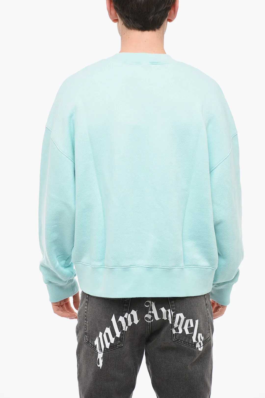 Felpa Girocollo WHITE SHARK con Patch in Spugna