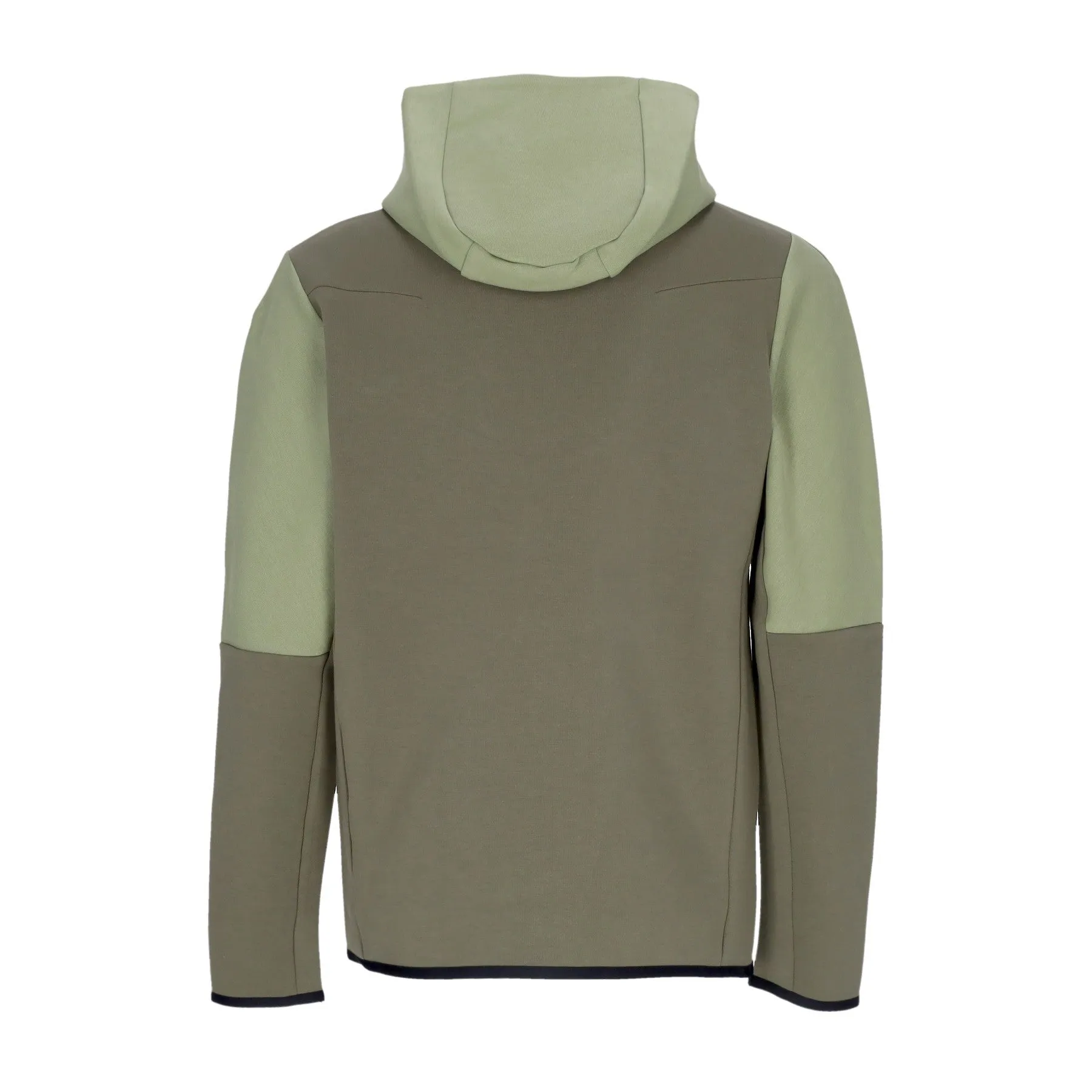 Felpa Leggera Cappuccio Zip Uomo Sportswear Tech Fleece Hoodie Alligator/medium Olive/black