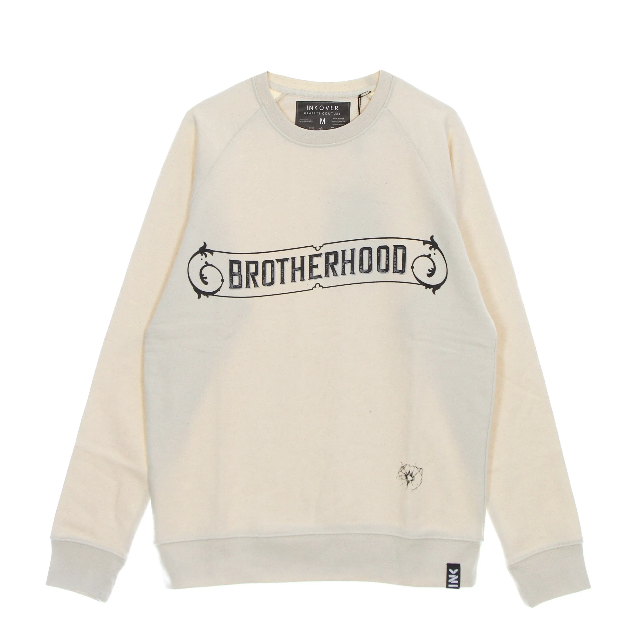 Felpa Leggera Girocollo Uomo Brotherhood H2 Ivory