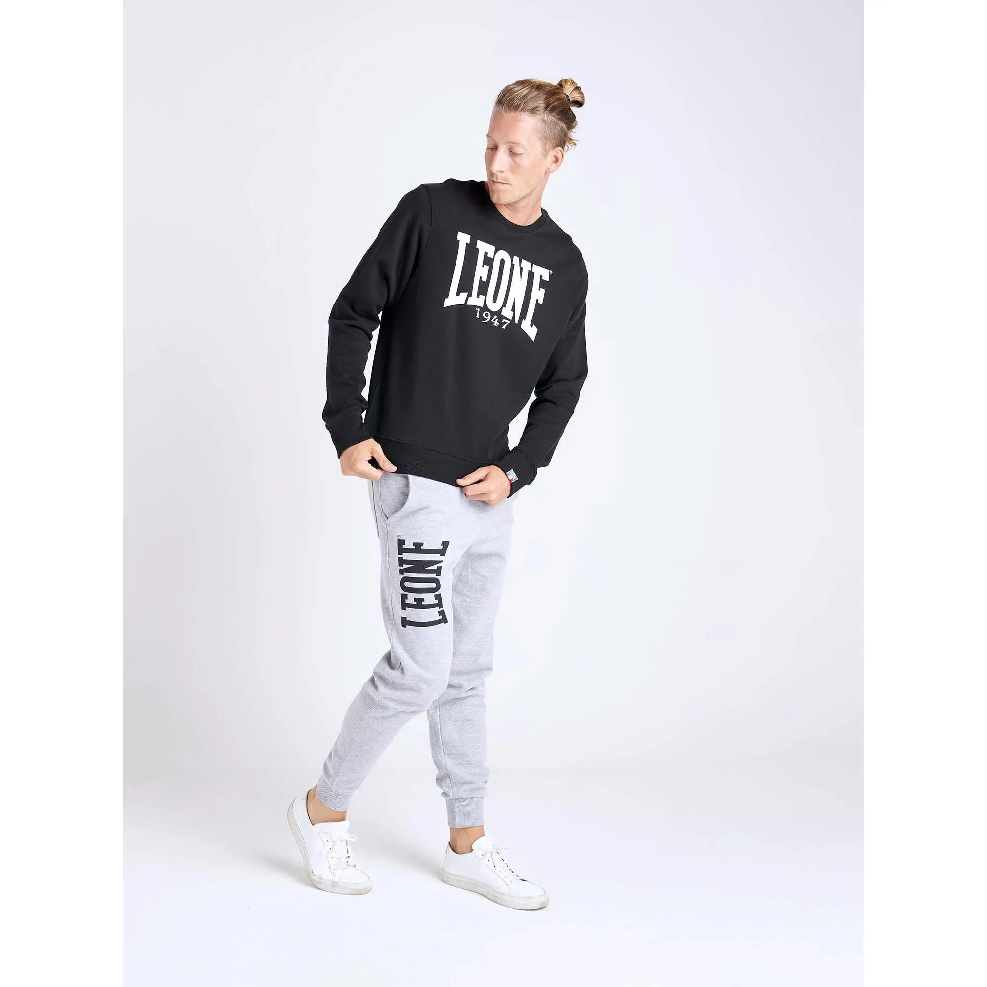 Felpa Leone uomo a girocollo Basic