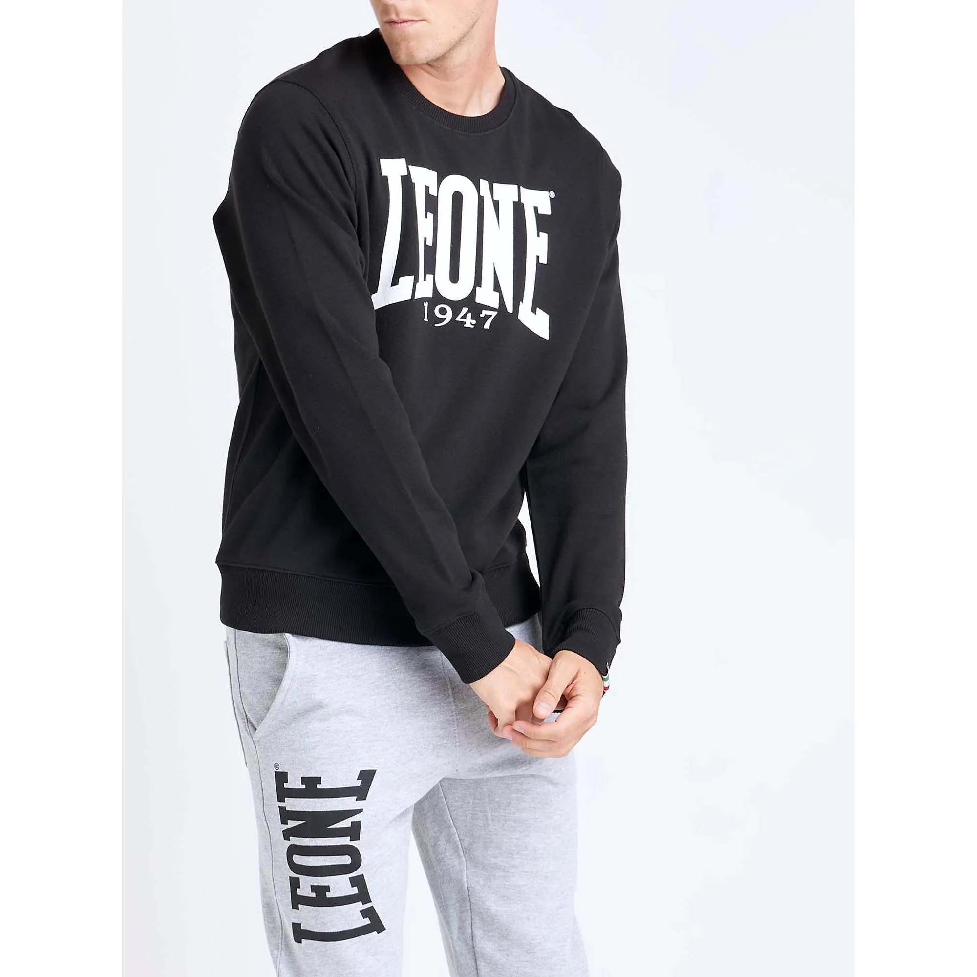 Felpa Leone uomo a girocollo Basic