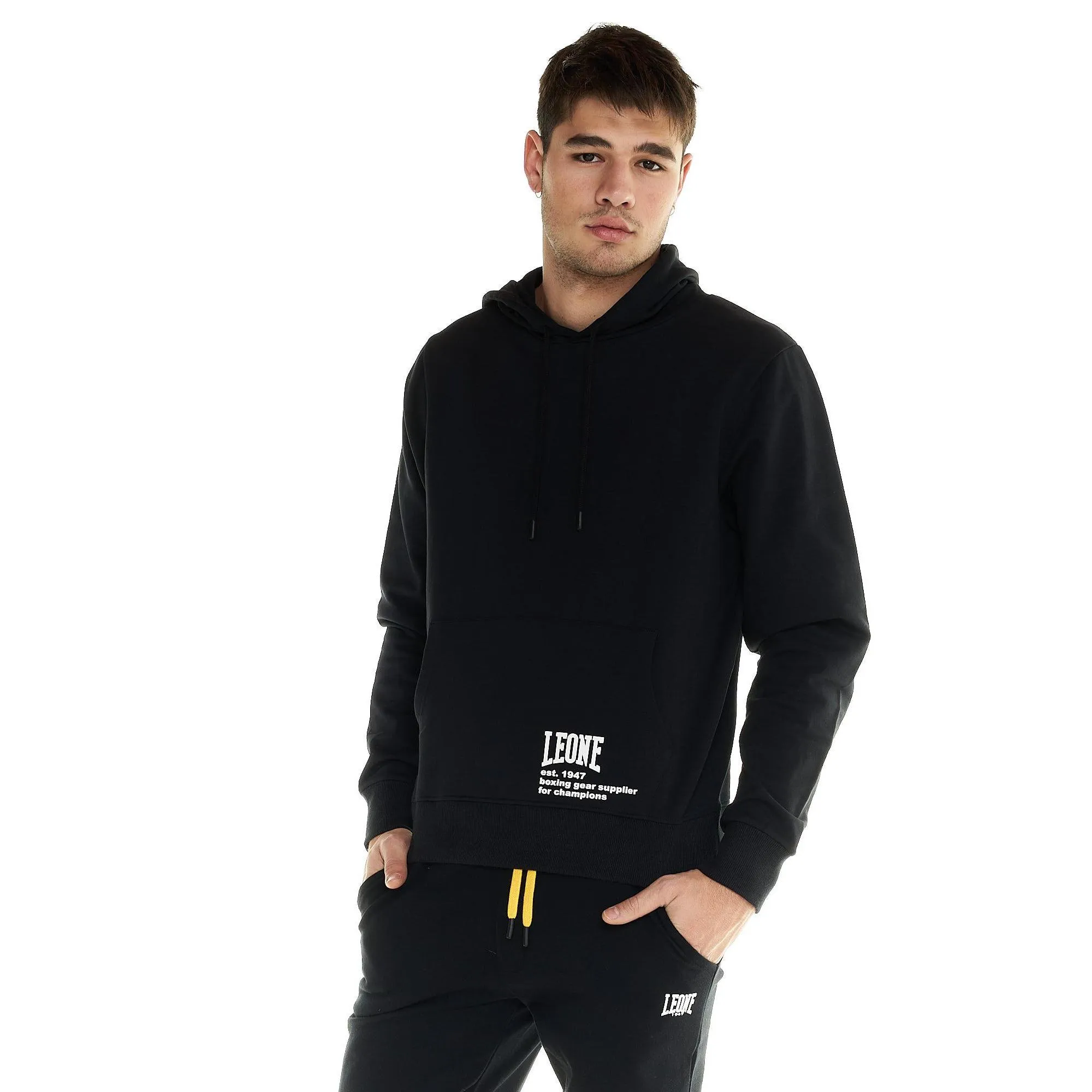 Felpa over Leone uomo con cappuccio Active
