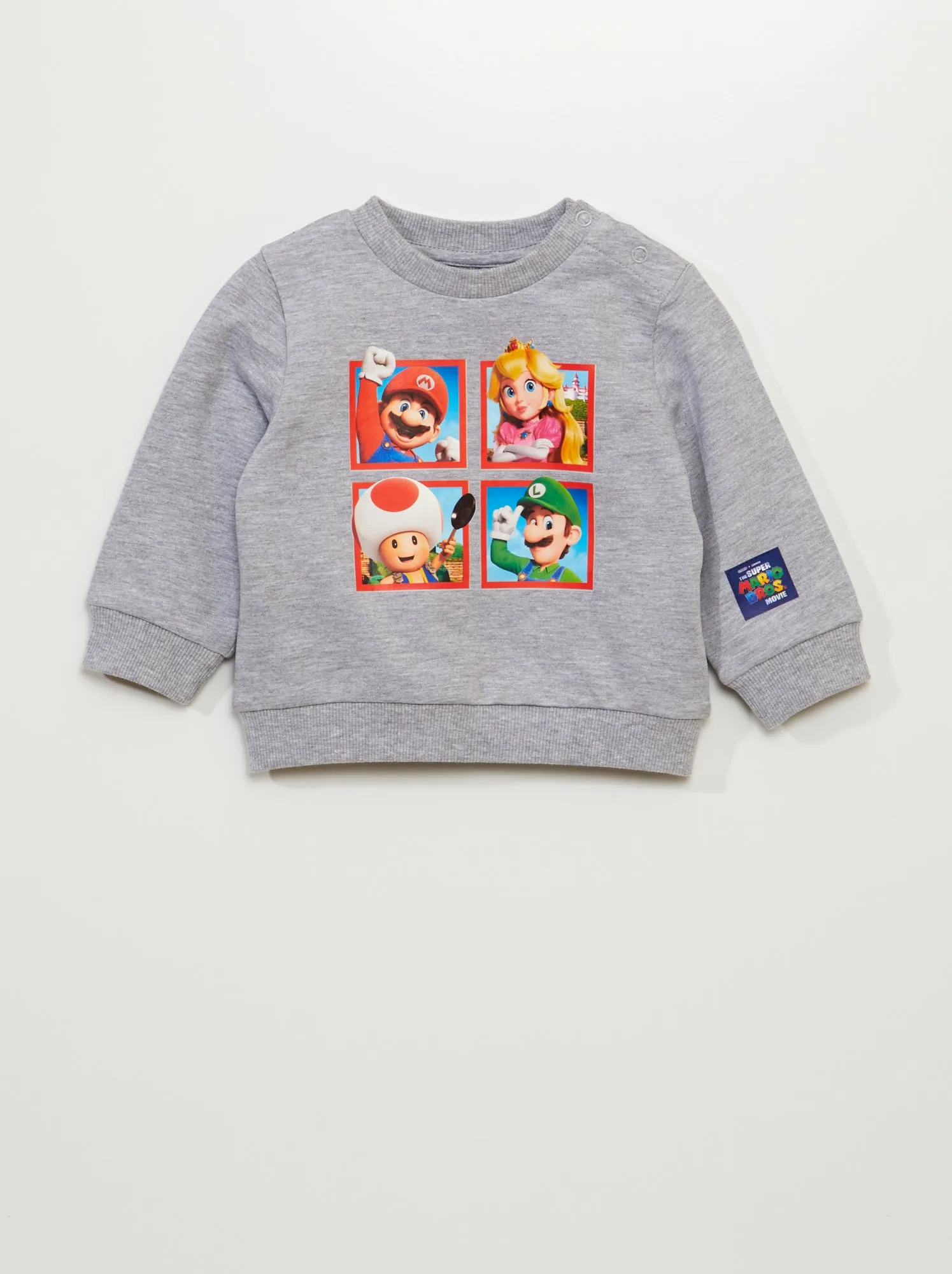 Felpa 'The Super Mario Bros' 'The Movie' - GRIGIO