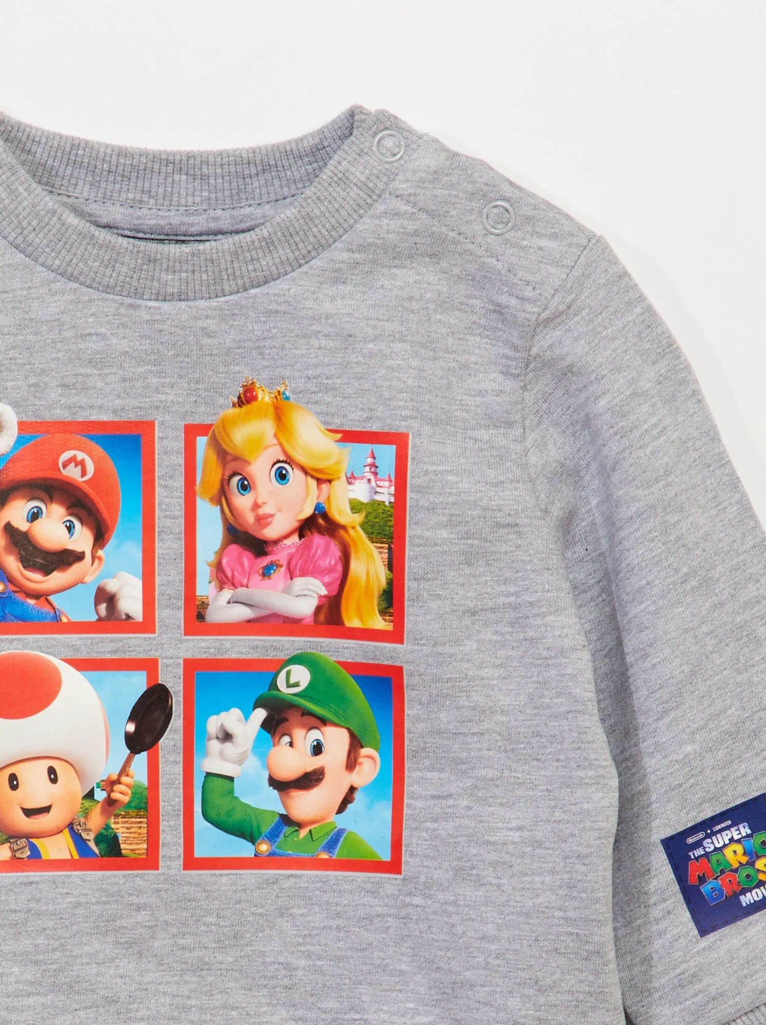 Felpa 'The Super Mario Bros' 'The Movie' - GRIGIO
