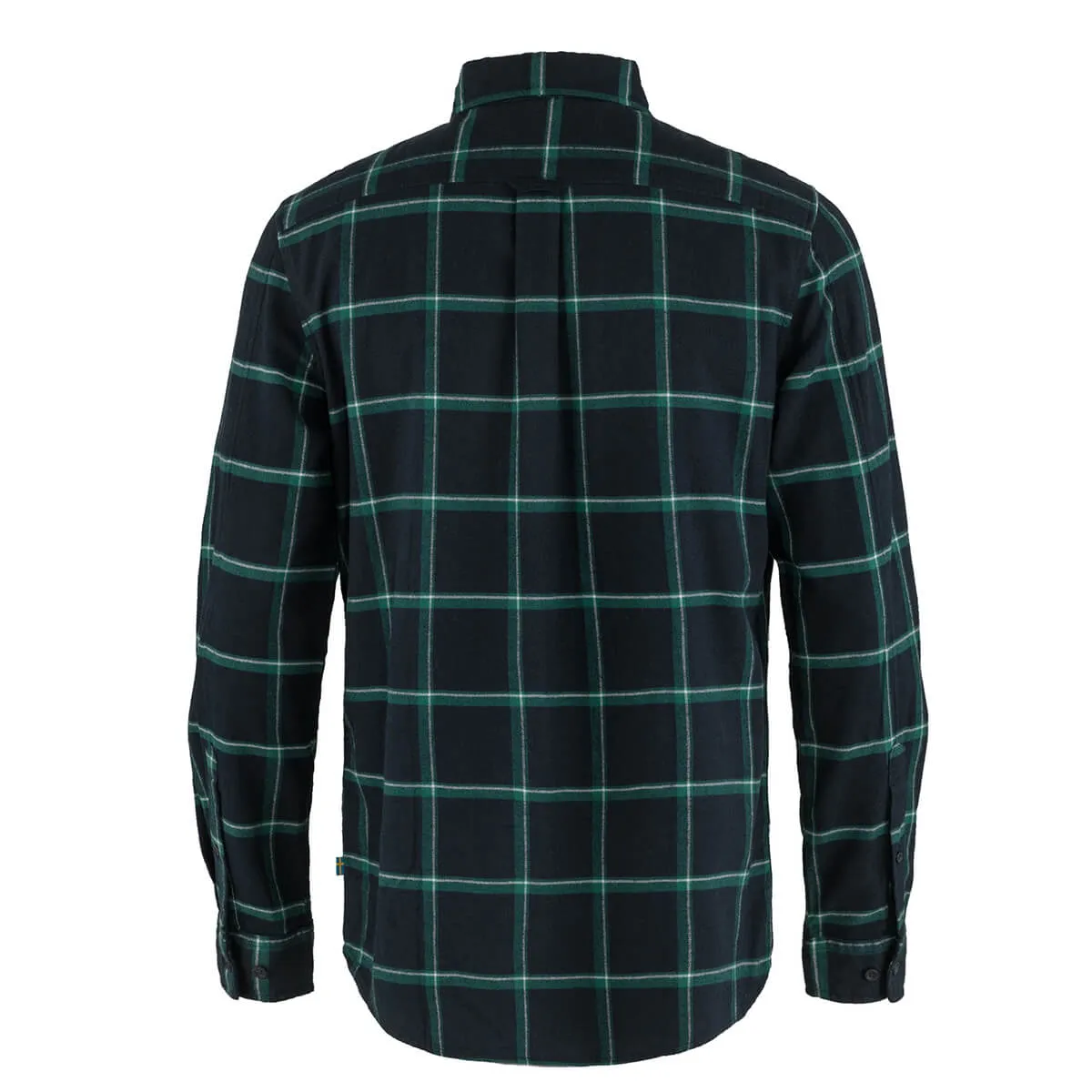 Fjallraven camicia uomo m/l ovik comfort colore blu scuro/verde artico