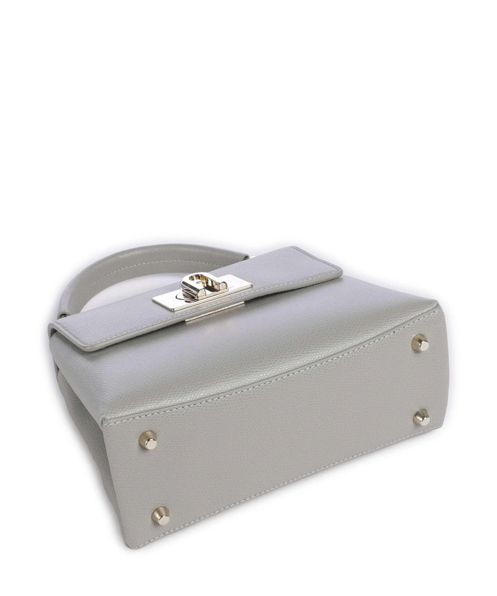  Furla 1927 Mini Borsa a tracolla pelle granulata grigio  
