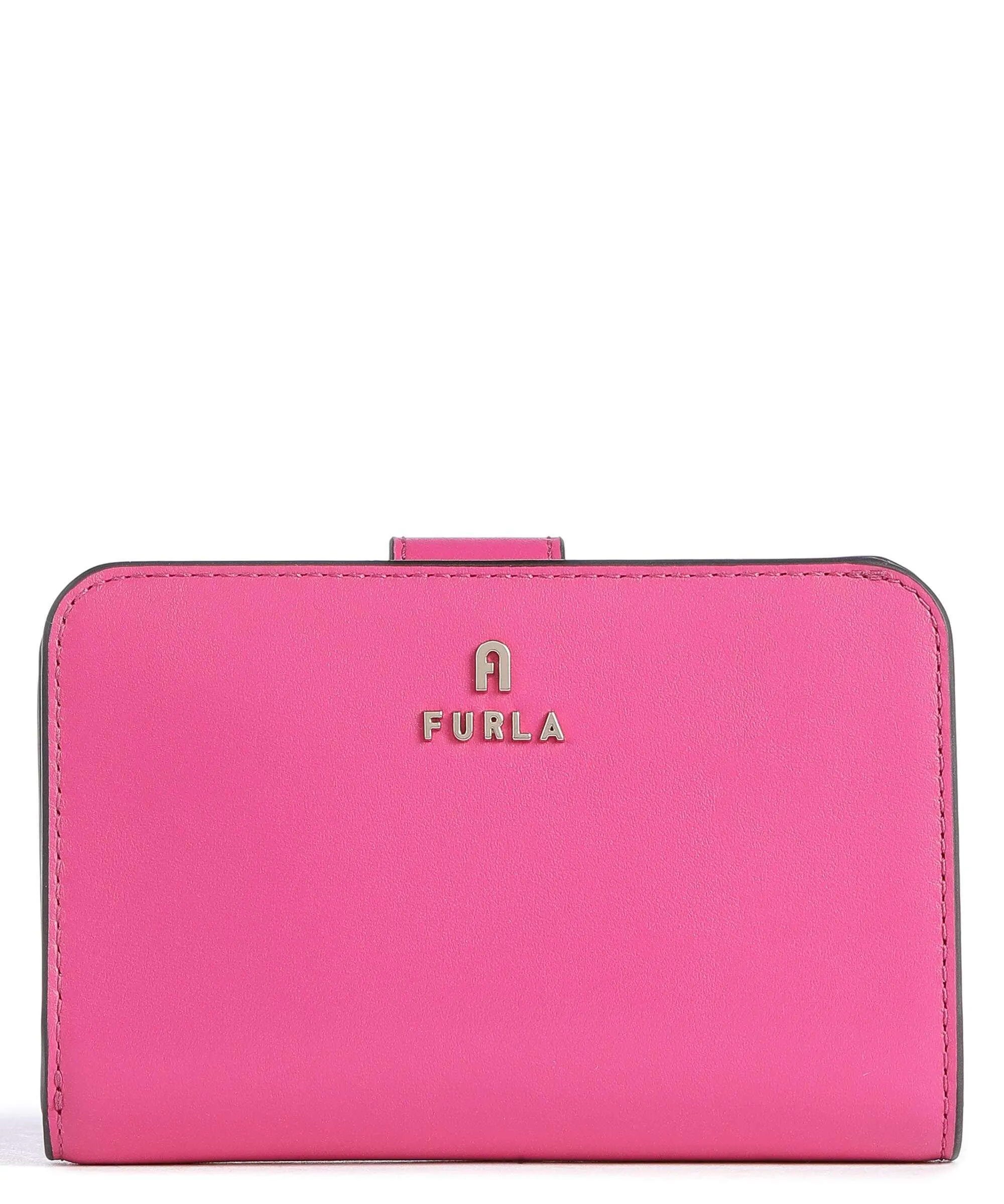  Furla Camelia M Portafoglio pelle granulata pink  