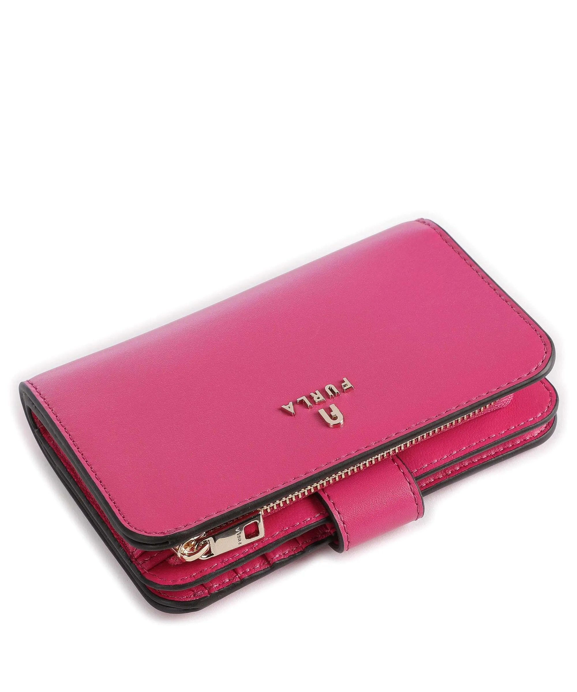  Furla Camelia M Portafoglio pelle granulata pink  