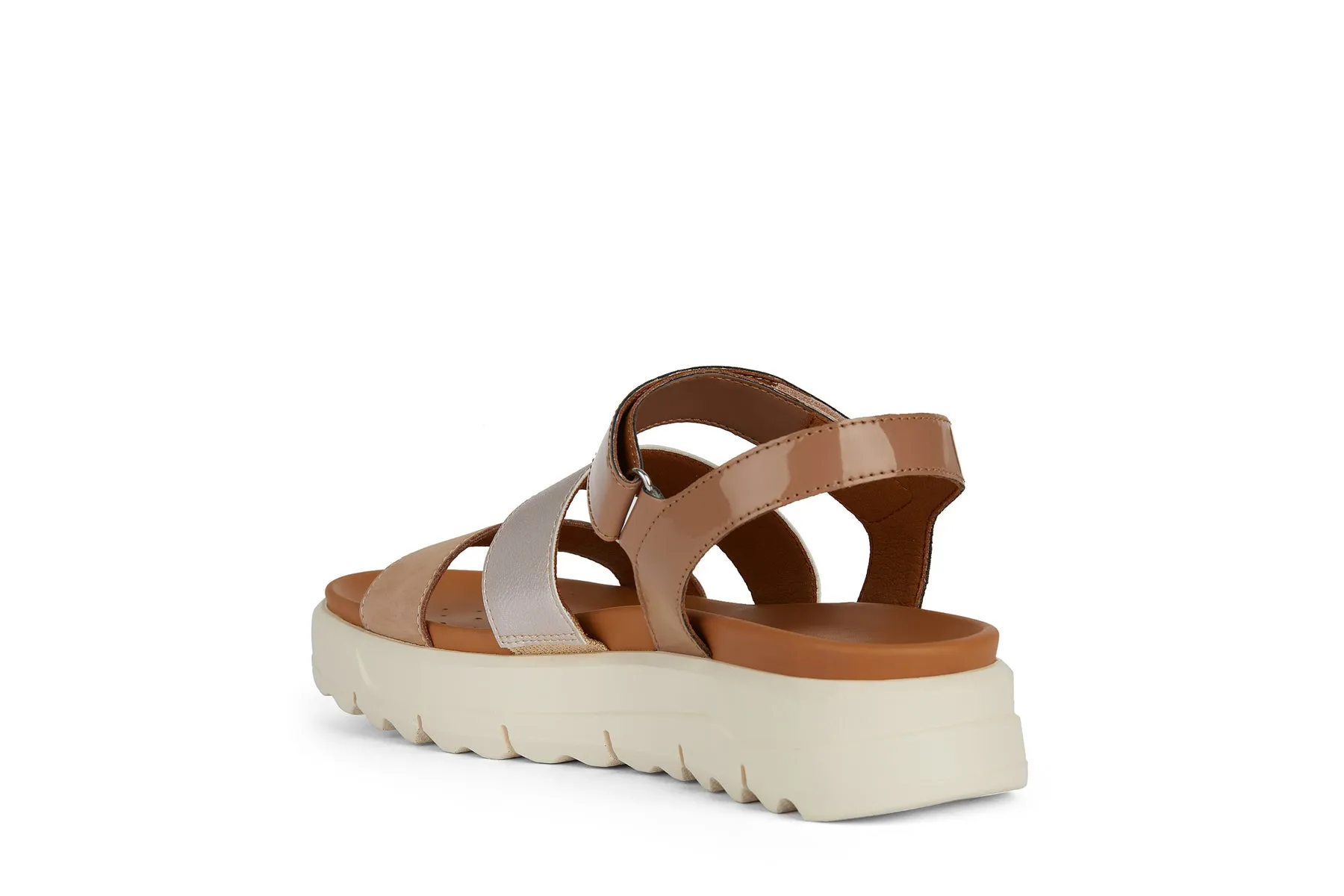GEOX Sandalo Basso Donna - D45SZB0HH32 Cuoio  