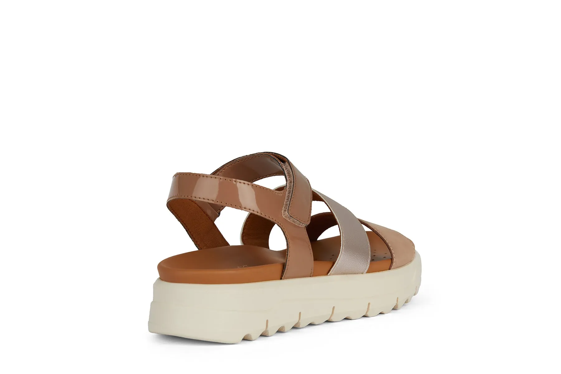 GEOX Sandalo Basso Donna - D45SZB0HH32 Cuoio  