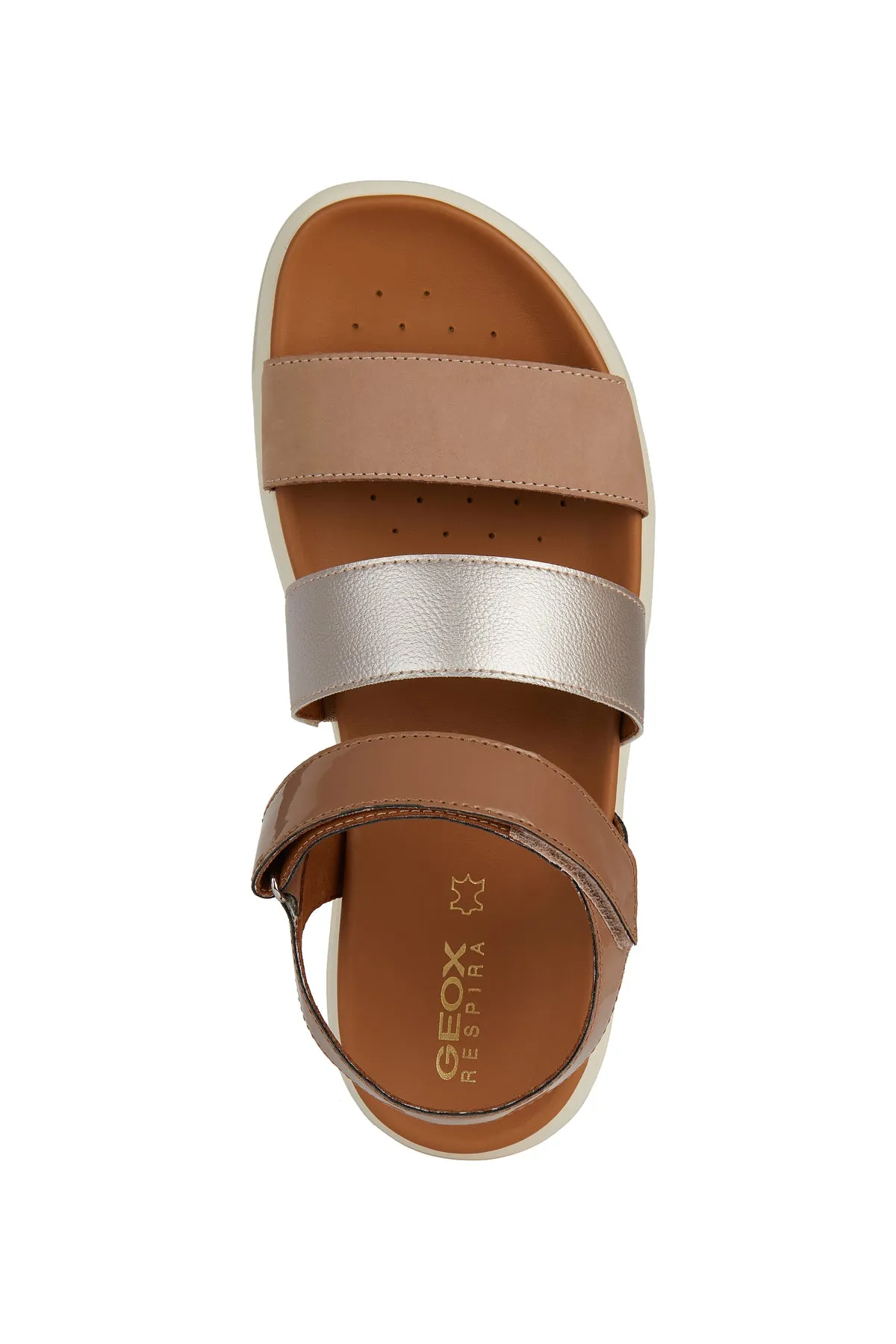 GEOX Sandalo Basso Donna - D45SZB0HH32 Cuoio  