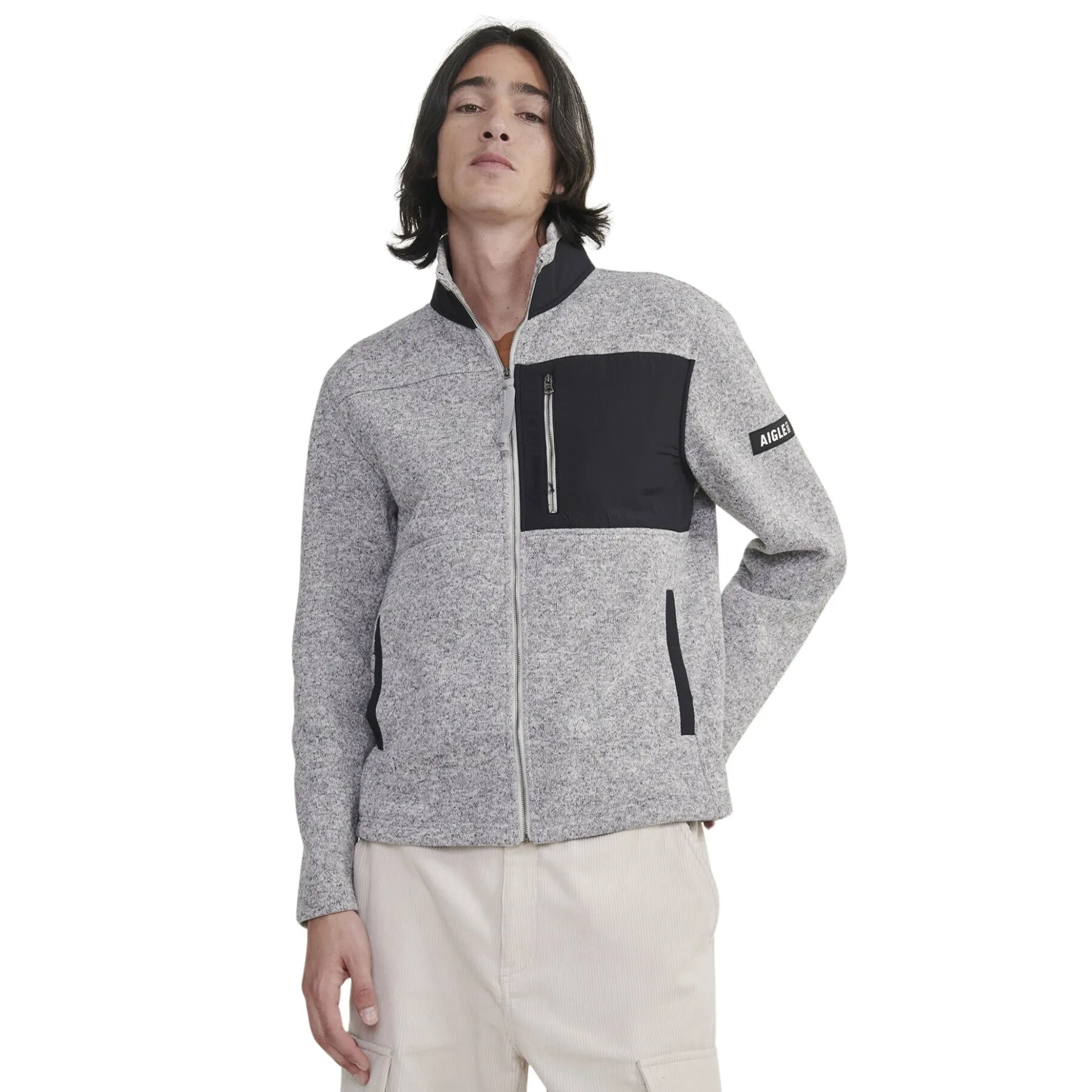Giacca con zip Aigle PolarTec