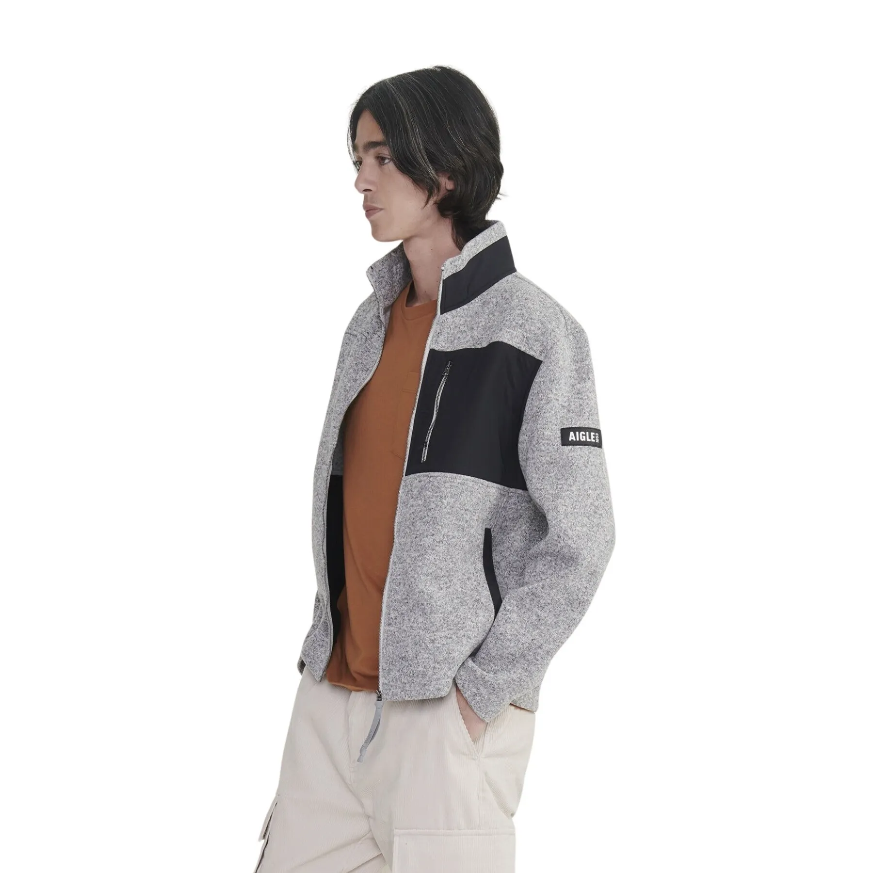 Giacca con zip Aigle PolarTec