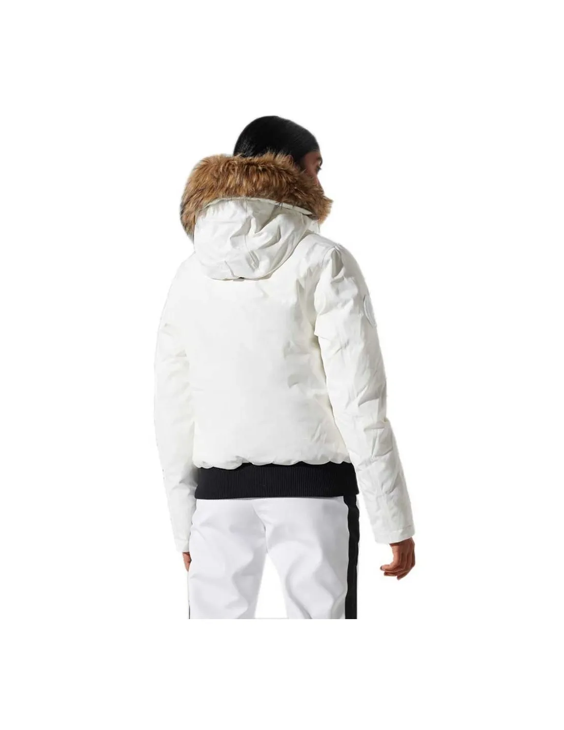 Giacca da sci Superdry Everest Down Snow Bomber Bianca