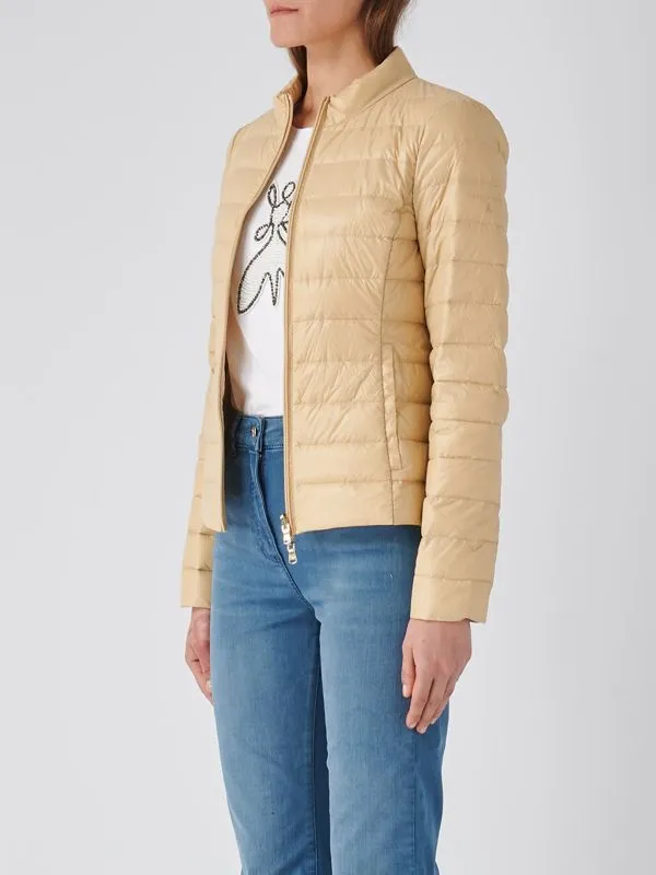 Giacca donna Patrizia Pepe in nylon ultralight Beige Chiaro