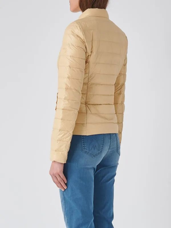 Giacca donna Patrizia Pepe in nylon ultralight Beige Chiaro