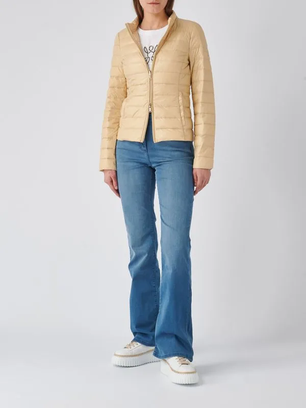 Giacca donna Patrizia Pepe in nylon ultralight Beige Chiaro
