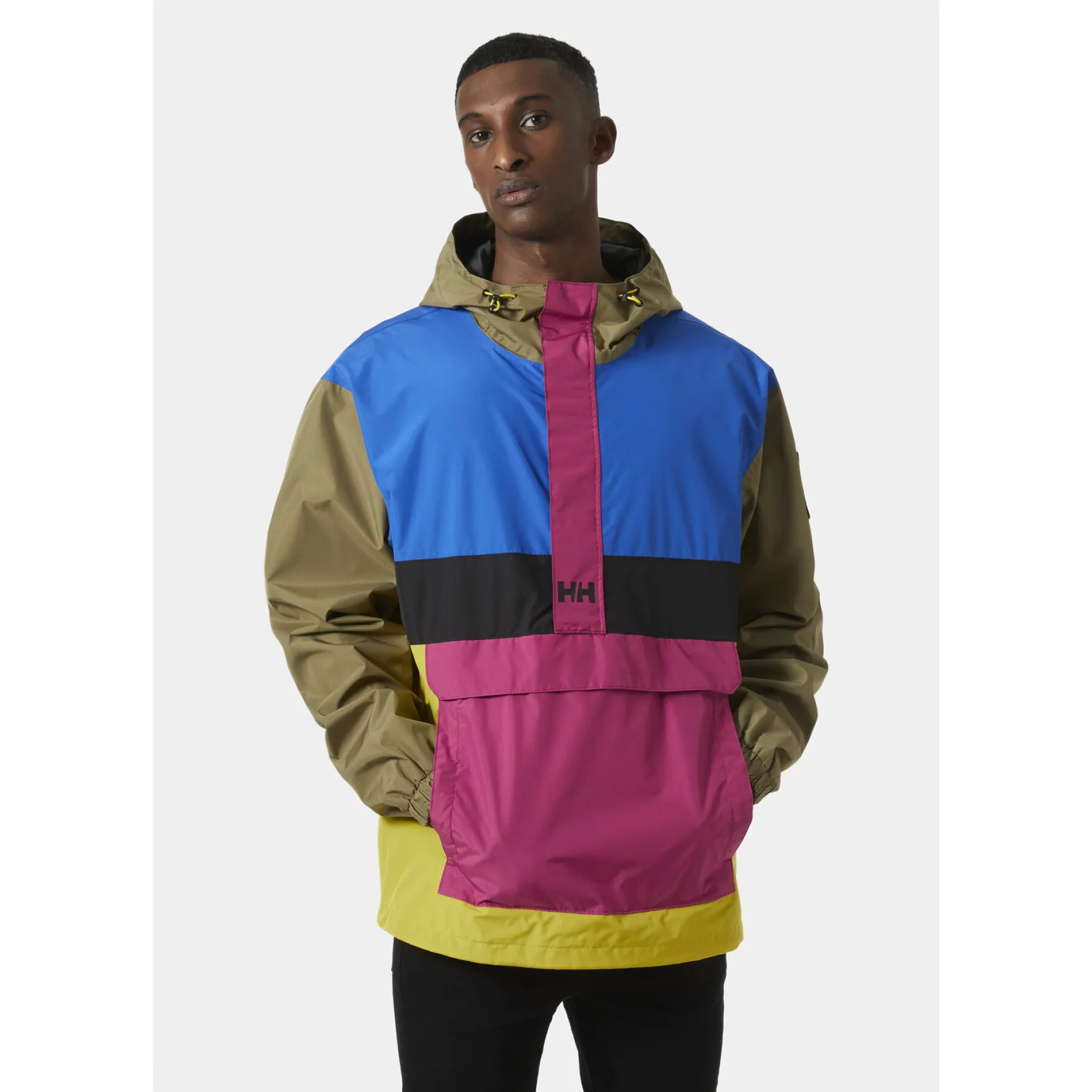 Giacca impermeabile con cappuccio a 1/2 zip Helly Hansen Play