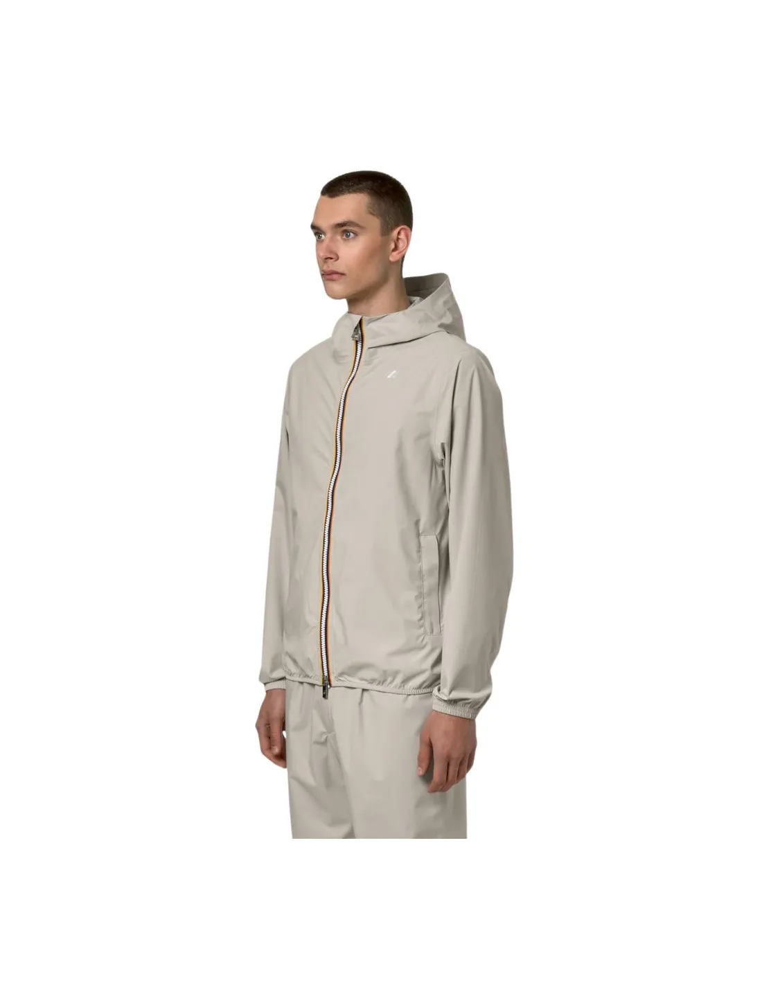 Giacca K-Way Jack Eco Stretch Dot V Blu Profondo