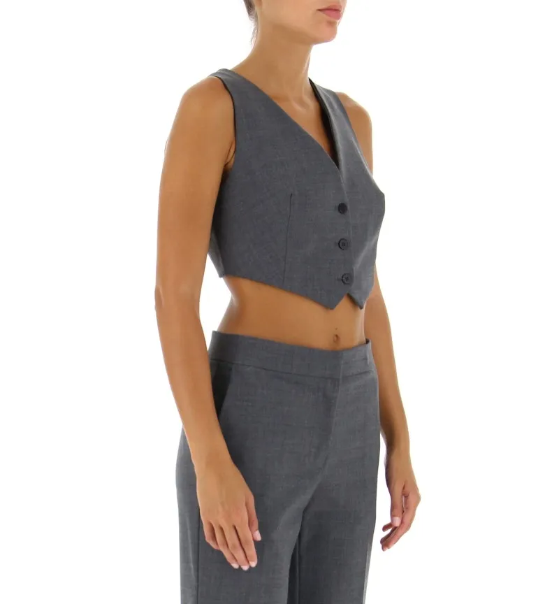 Gilet cropped