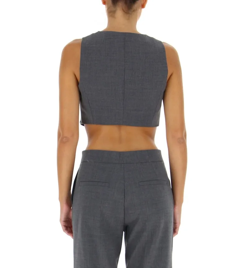 Gilet cropped