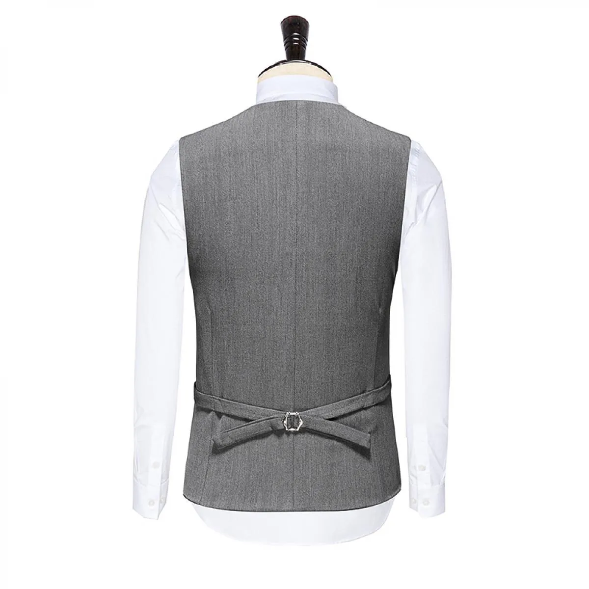 Gilet doppiopetto da uomo con bavero o pantaloni da completo o set da 2 pezzi (pantaloni e gilet) Abbigliamento da testimone del