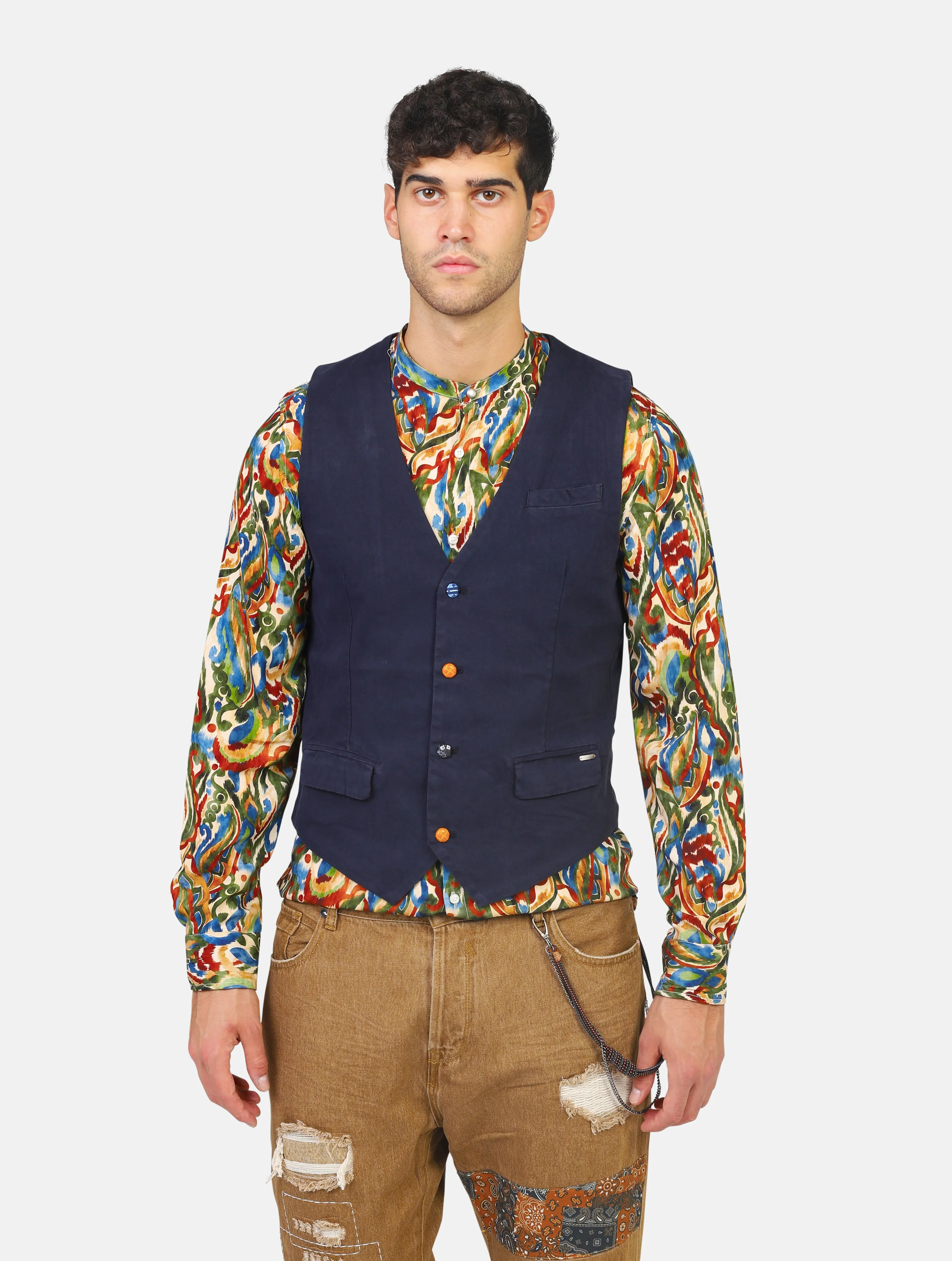 gilet GIANNI LUPO - GL9727NAVY