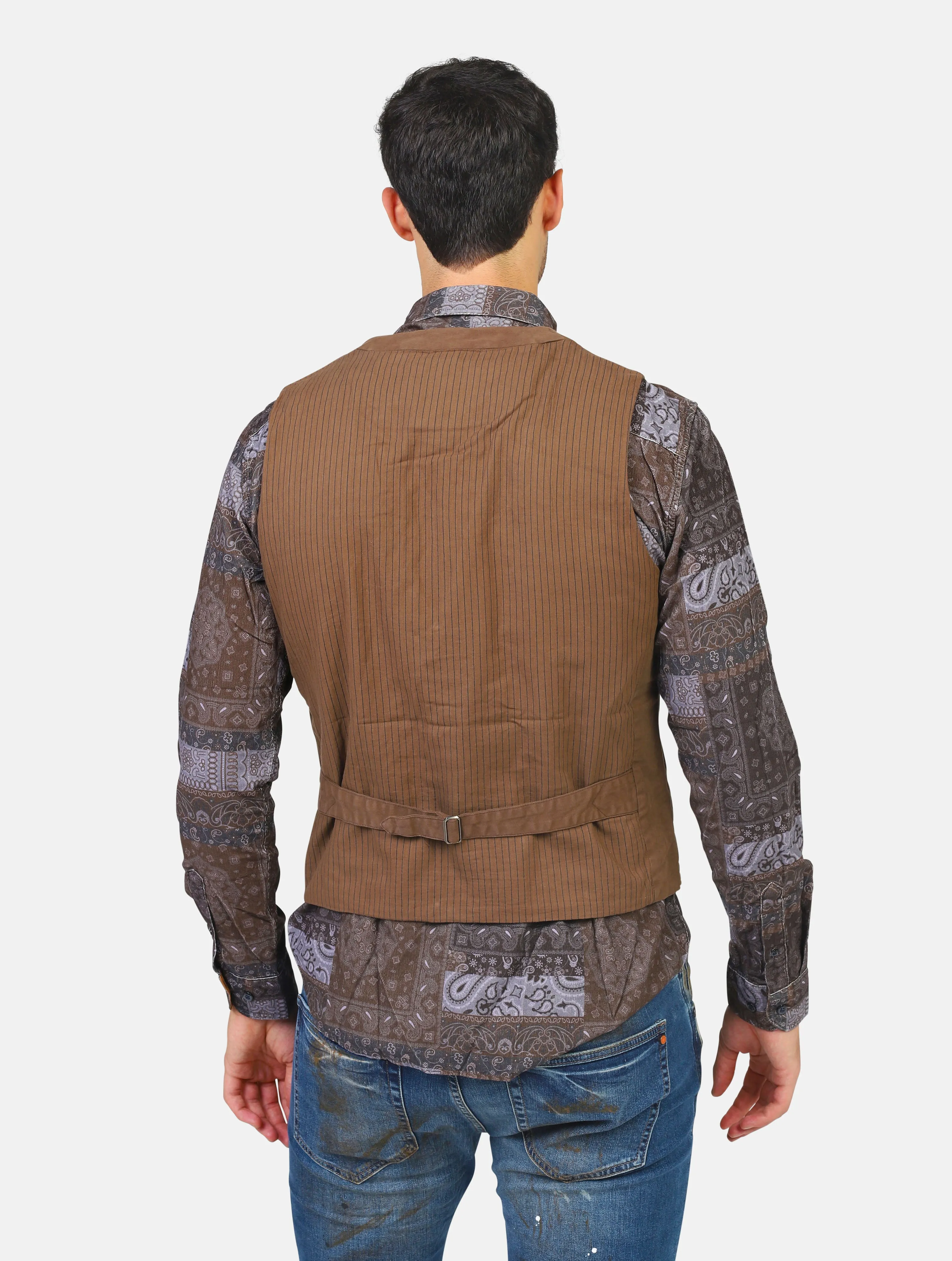 gilet GIANNI LUPO - GL9727TOBACCO