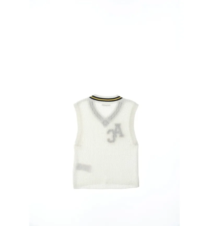 Gilet misto cotone