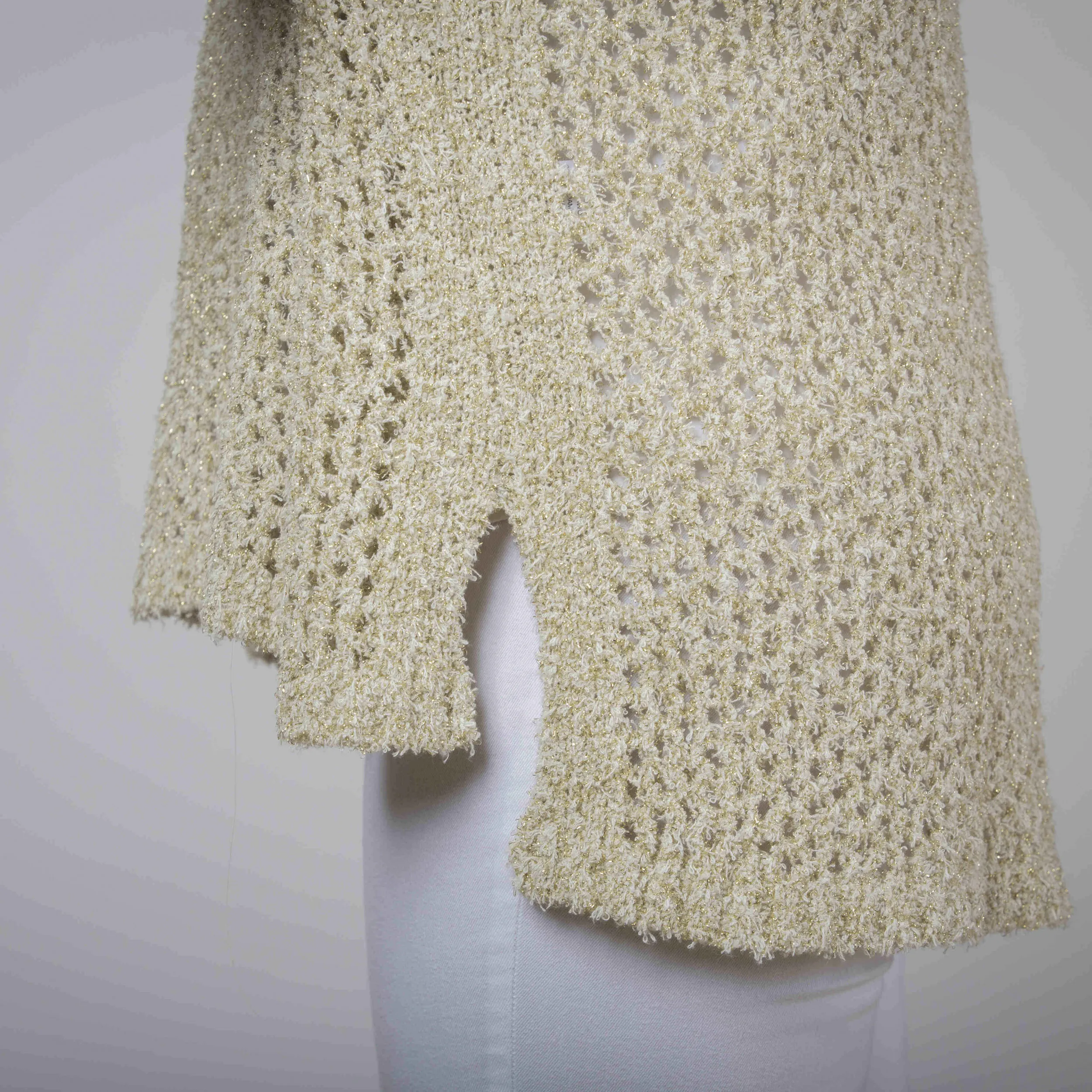 Gilet traforato in maglia